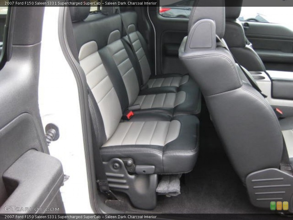Saleen Dark Charcoal Interior Rear Seat for the 2007 Ford F150 Saleen S331 Supercharged SuperCab #78257638