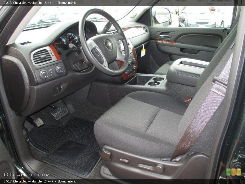 Ebony Interior Photo for the 2013 Chevrolet Avalanche LS 4x4 #78257905
