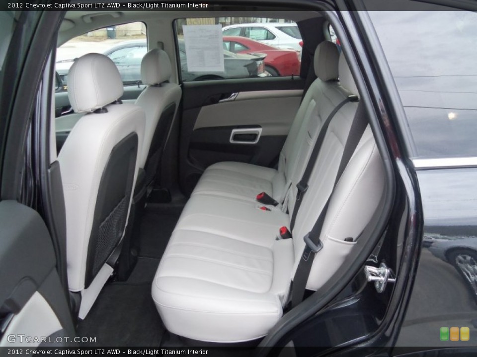 Black/Light Titanium Interior Rear Seat for the 2012 Chevrolet Captiva Sport LTZ AWD #78258867