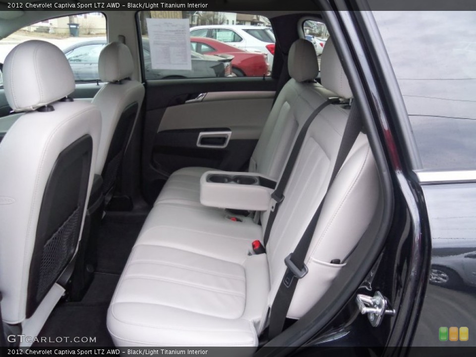 Black/Light Titanium Interior Rear Seat for the 2012 Chevrolet Captiva Sport LTZ AWD #78258881