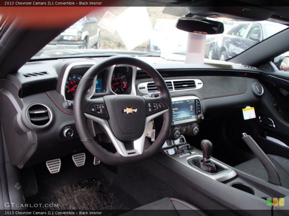 Black Interior Photo for the 2013 Chevrolet Camaro ZL1 Convertible #78259004