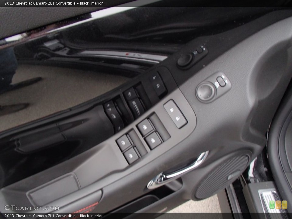 Black Interior Controls for the 2013 Chevrolet Camaro ZL1 Convertible #78259033