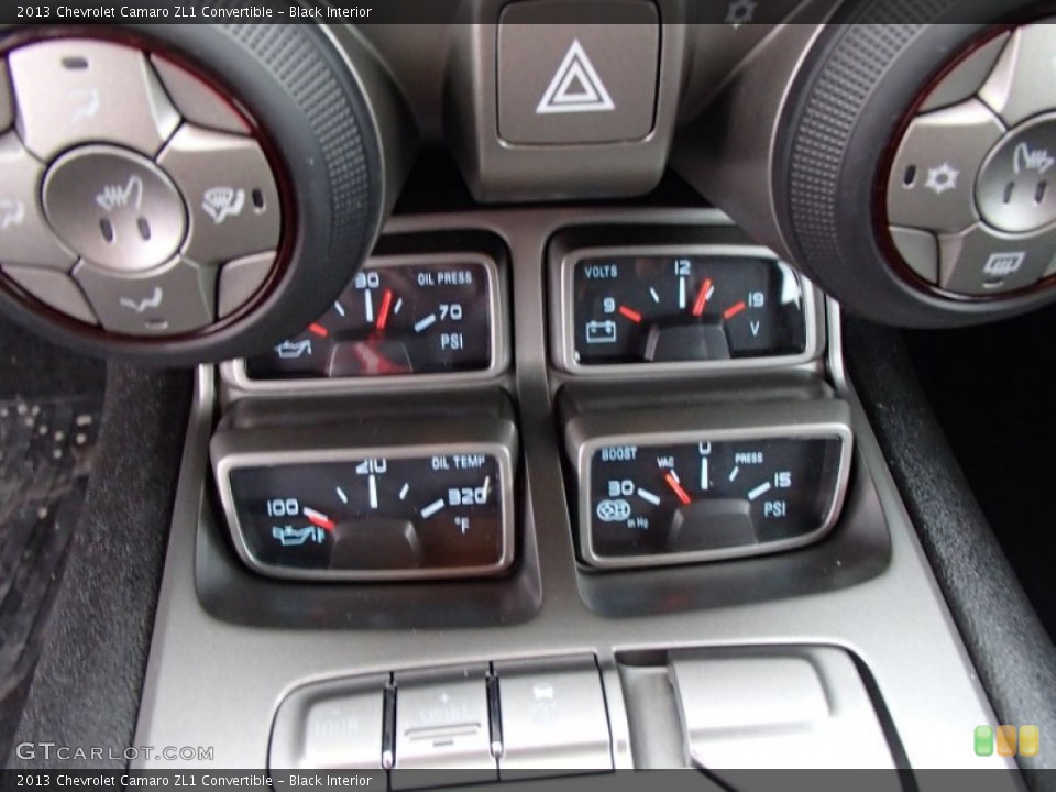 Black Interior Gauges for the 2013 Chevrolet Camaro ZL1 Convertible #78259070