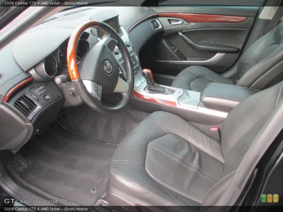 Ebony Interior Prime Interior for the 2008 Cadillac CTS 4 AWD Sedan #78259834