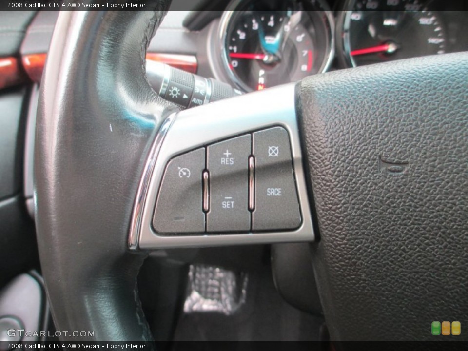 Ebony Interior Controls for the 2008 Cadillac CTS 4 AWD Sedan #78259932