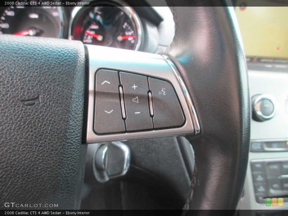 Ebony Interior Controls for the 2008 Cadillac CTS 4 AWD Sedan #78259941