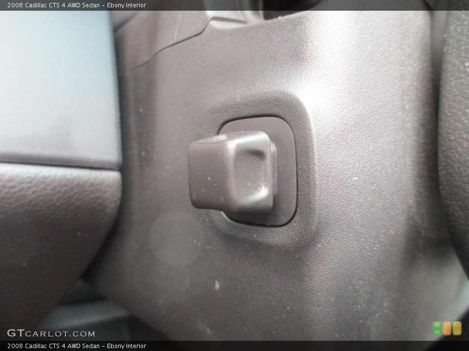 Ebony Interior Controls for the 2008 Cadillac CTS 4 AWD Sedan #78259969