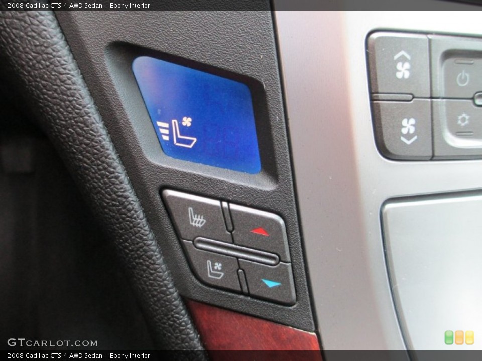 Ebony Interior Controls for the 2008 Cadillac CTS 4 AWD Sedan #78260024