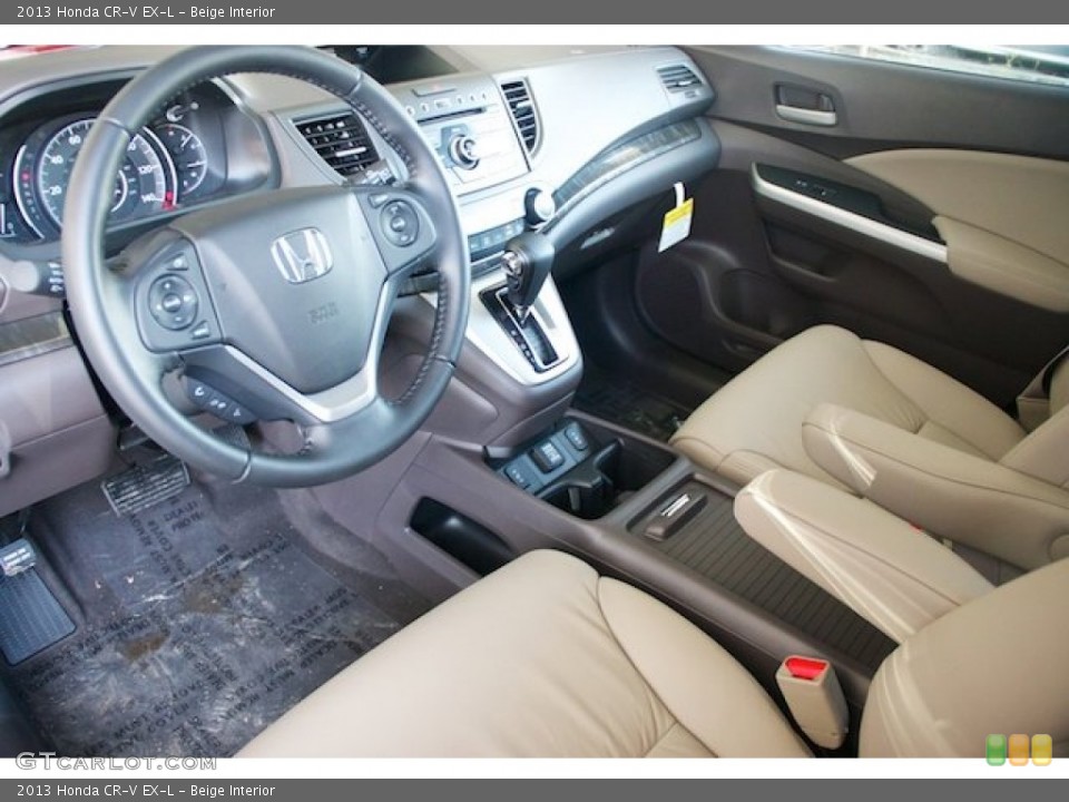 Beige 2013 Honda CR-V Interiors