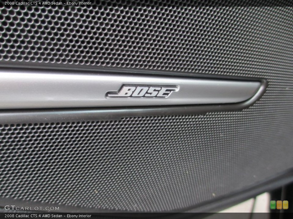 Ebony Interior Audio System for the 2008 Cadillac CTS 4 AWD Sedan #78260134