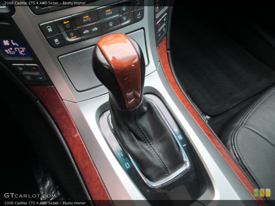 Ebony Interior Transmission for the 2008 Cadillac CTS 4 AWD Sedan #78260146