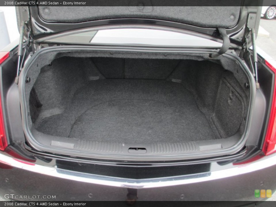 Ebony Interior Trunk for the 2008 Cadillac CTS 4 AWD Sedan #78260269
