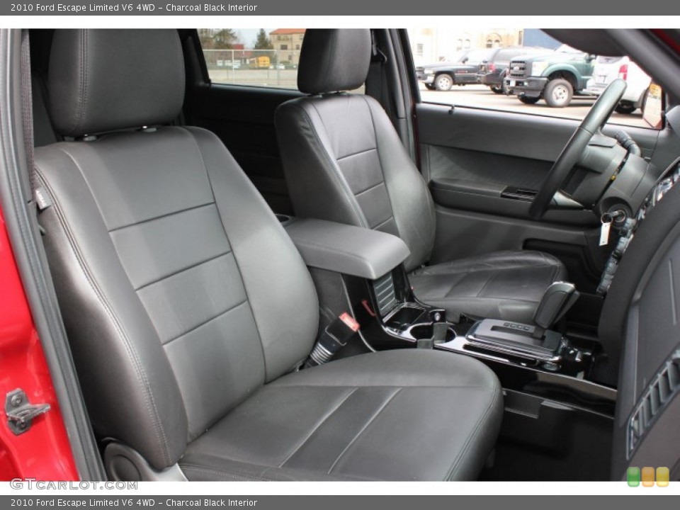 Charcoal Black Interior Front Seat for the 2010 Ford Escape Limited V6 4WD #78260410