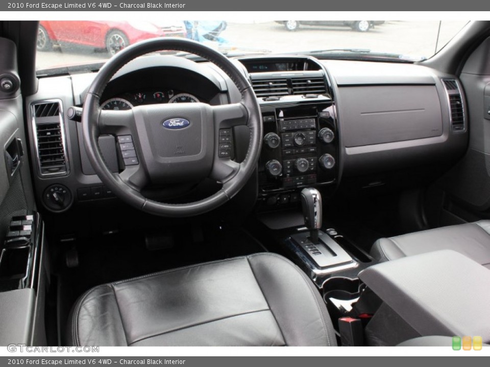 Charcoal Black Interior Prime Interior for the 2010 Ford Escape Limited V6 4WD #78260506