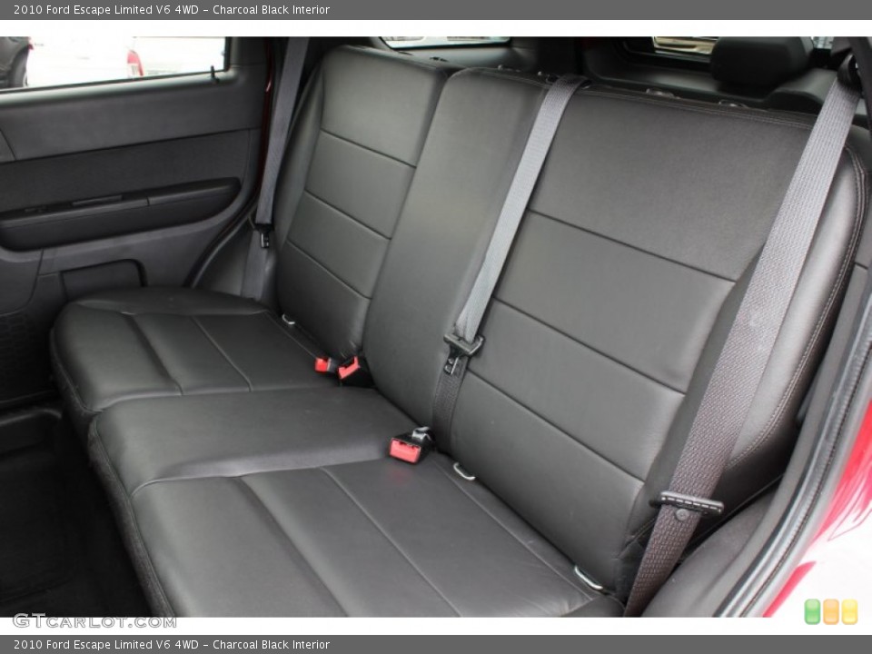 Charcoal Black Interior Rear Seat for the 2010 Ford Escape Limited V6 4WD #78260518
