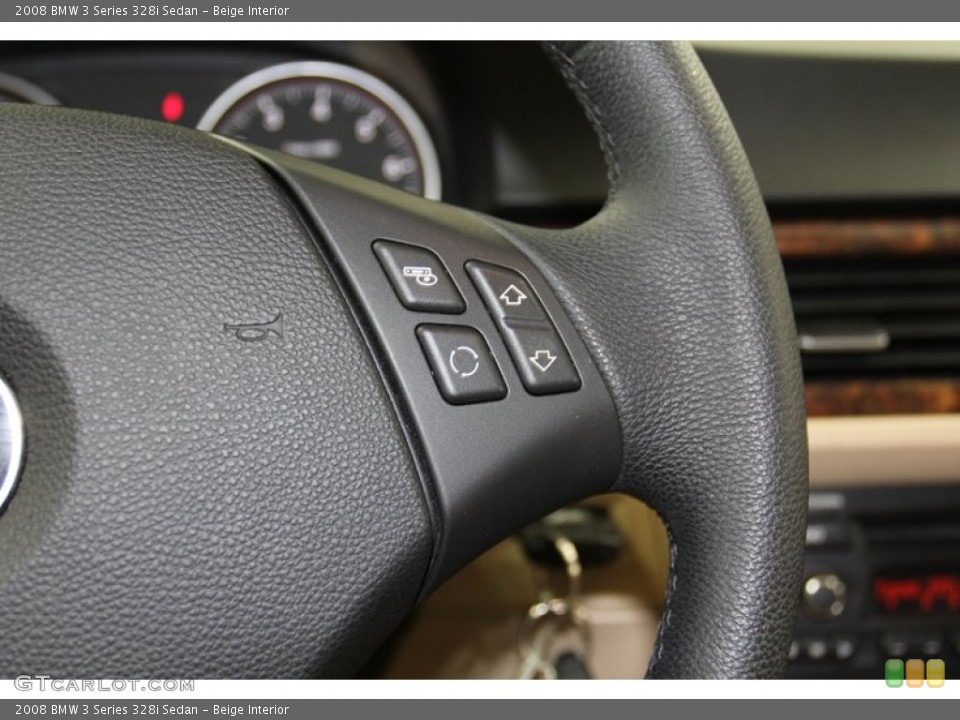 Beige Interior Controls for the 2008 BMW 3 Series 328i Sedan #78261028
