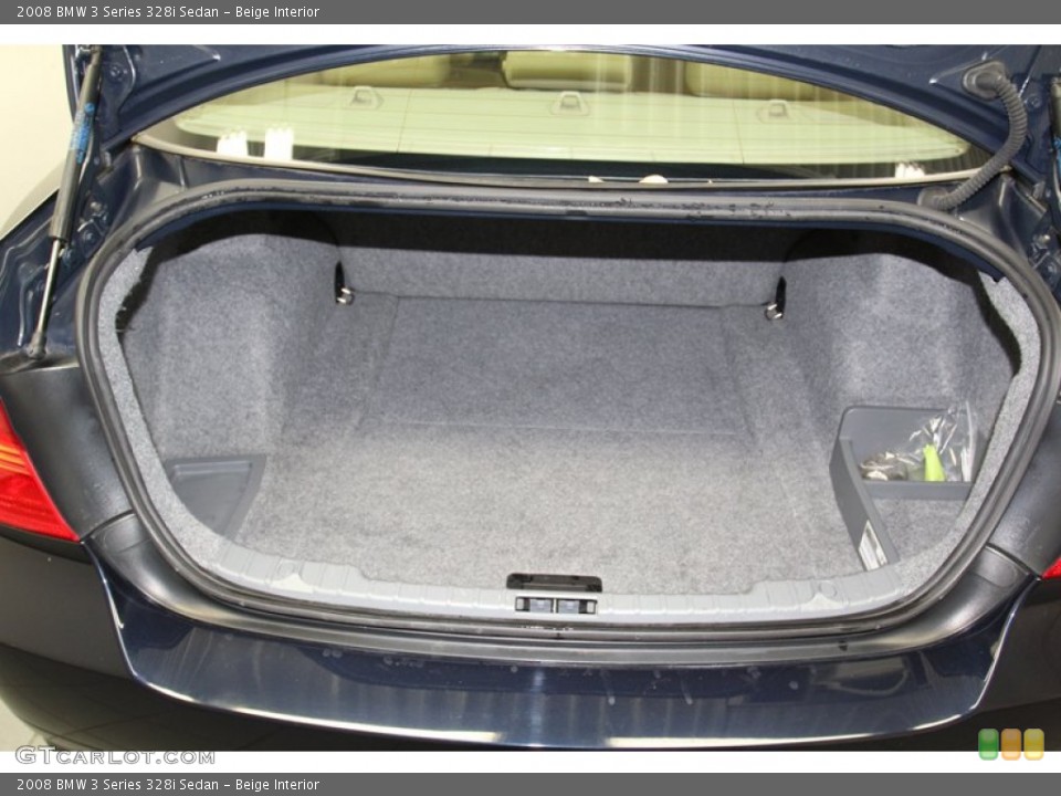 Beige Interior Trunk for the 2008 BMW 3 Series 328i Sedan #78261106