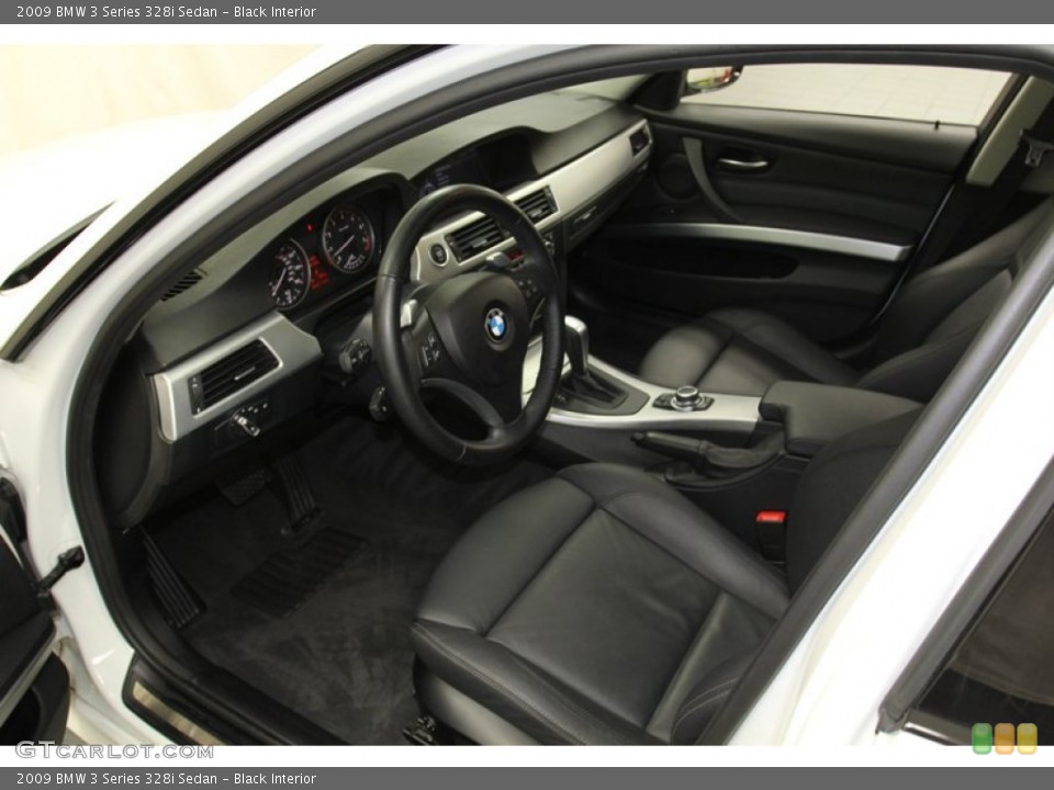 Black Interior Prime Interior for the 2009 BMW 3 Series 328i Sedan #78261397
