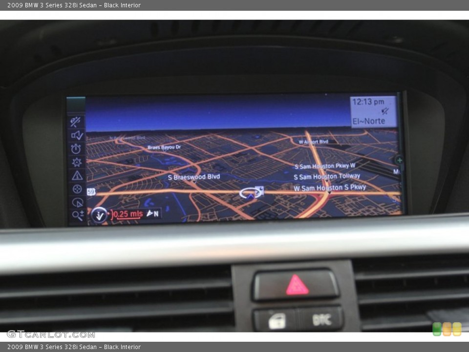 Black Interior Navigation for the 2009 BMW 3 Series 328i Sedan #78261487