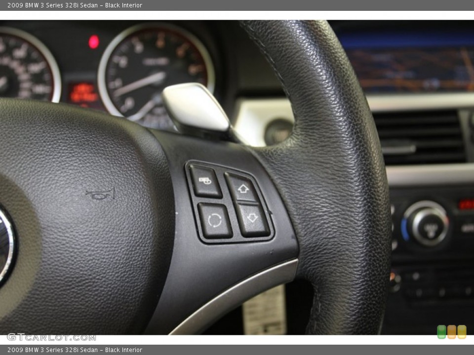 Black Interior Controls for the 2009 BMW 3 Series 328i Sedan #78261553