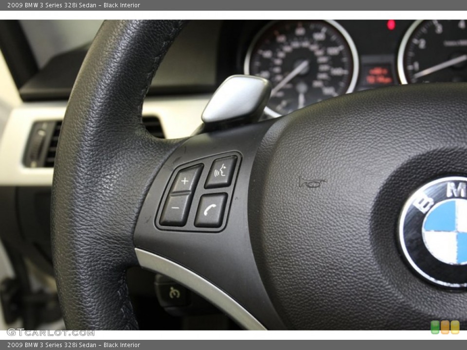 Black Interior Controls for the 2009 BMW 3 Series 328i Sedan #78261568