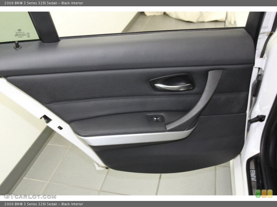 Black Interior Door Panel for the 2009 BMW 3 Series 328i Sedan #78261586
