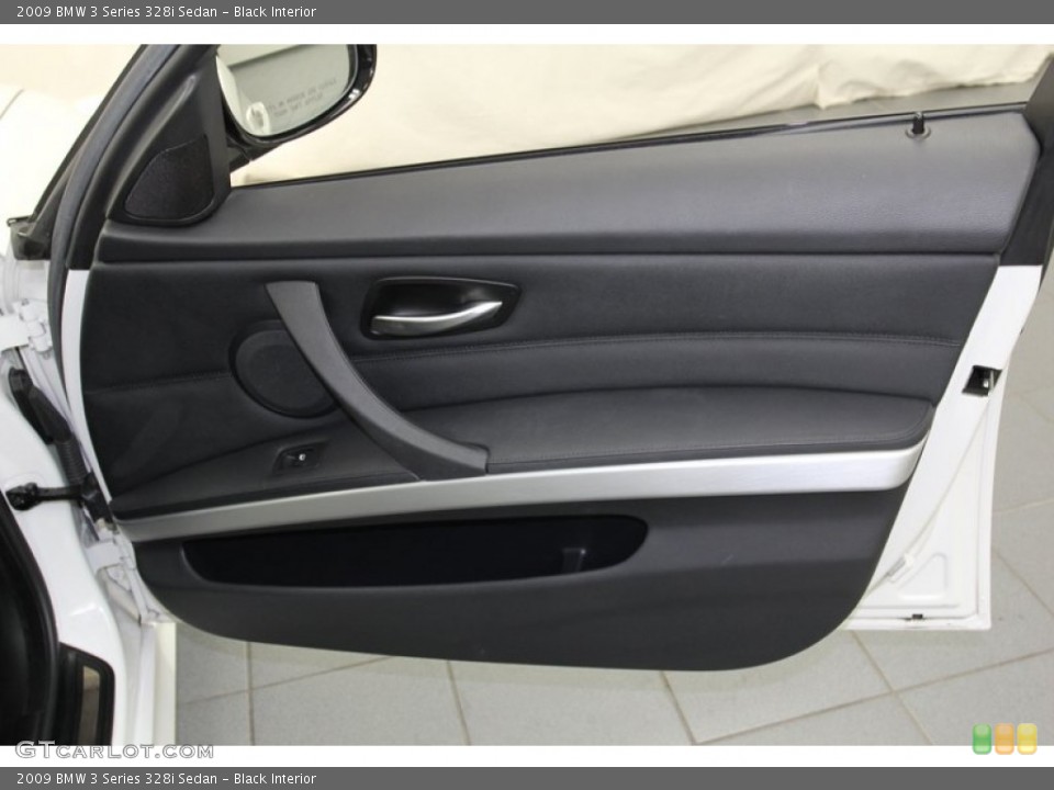 Black Interior Door Panel for the 2009 BMW 3 Series 328i Sedan #78261697