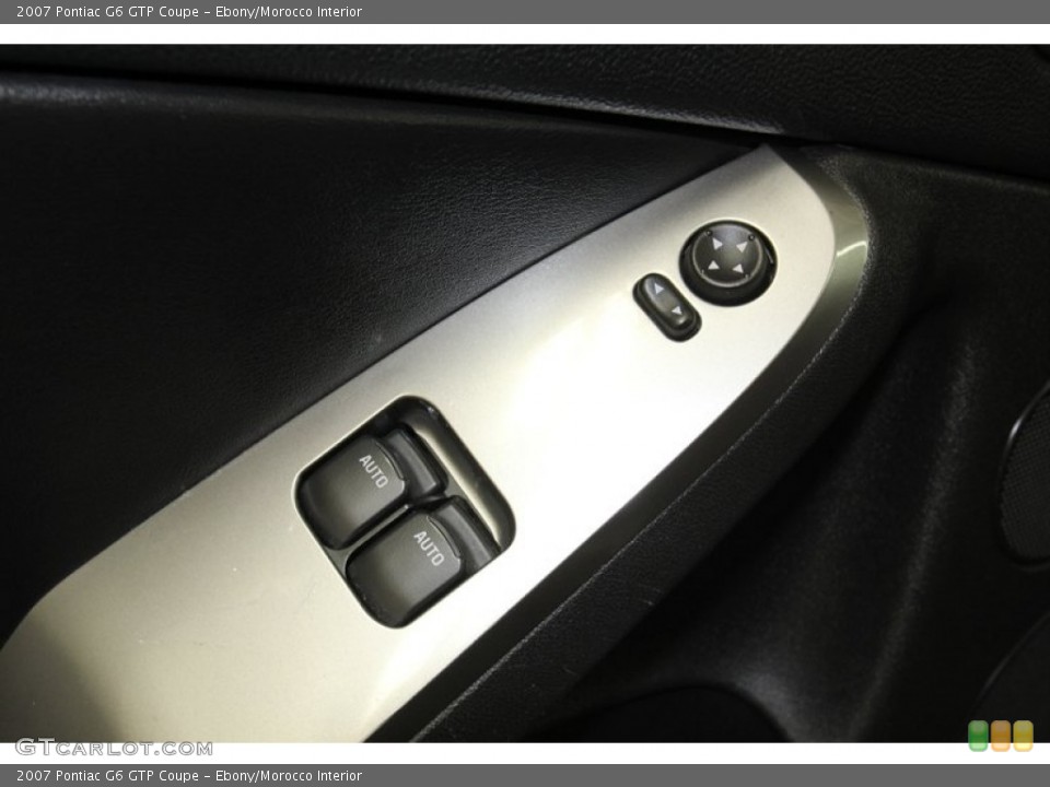 Ebony/Morocco Interior Controls for the 2007 Pontiac G6 GTP Coupe #78261937