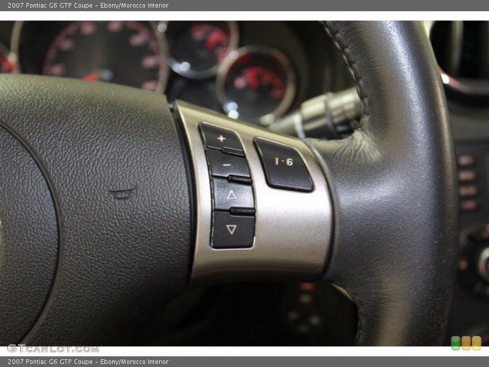 Ebony/Morocco Interior Controls for the 2007 Pontiac G6 GTP Coupe #78262067