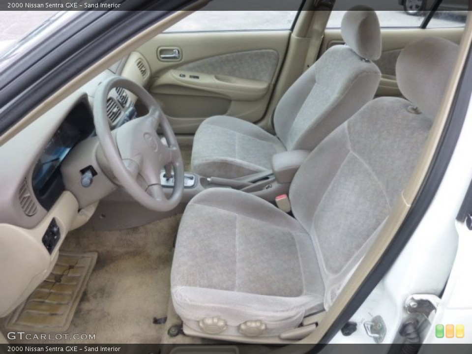 Sand Interior Front Seat for the 2000 Nissan Sentra GXE #78262414
