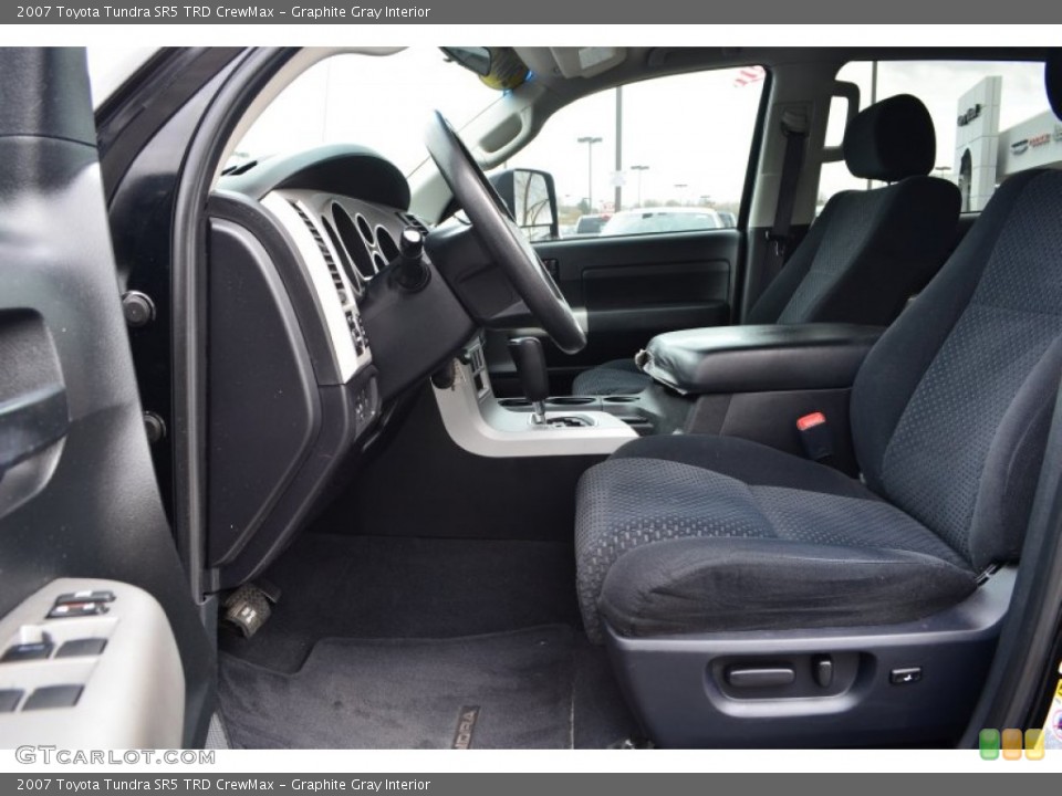 Graphite Gray Interior Front Seat for the 2007 Toyota Tundra SR5 TRD CrewMax #78262549