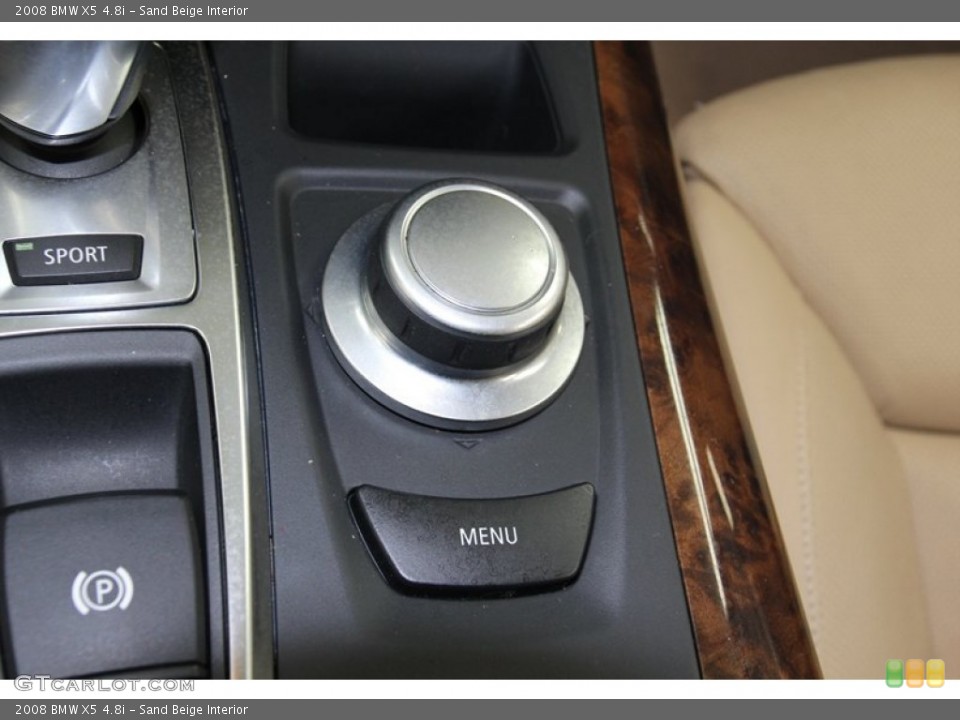 Sand Beige Interior Controls for the 2008 BMW X5 4.8i #78262721