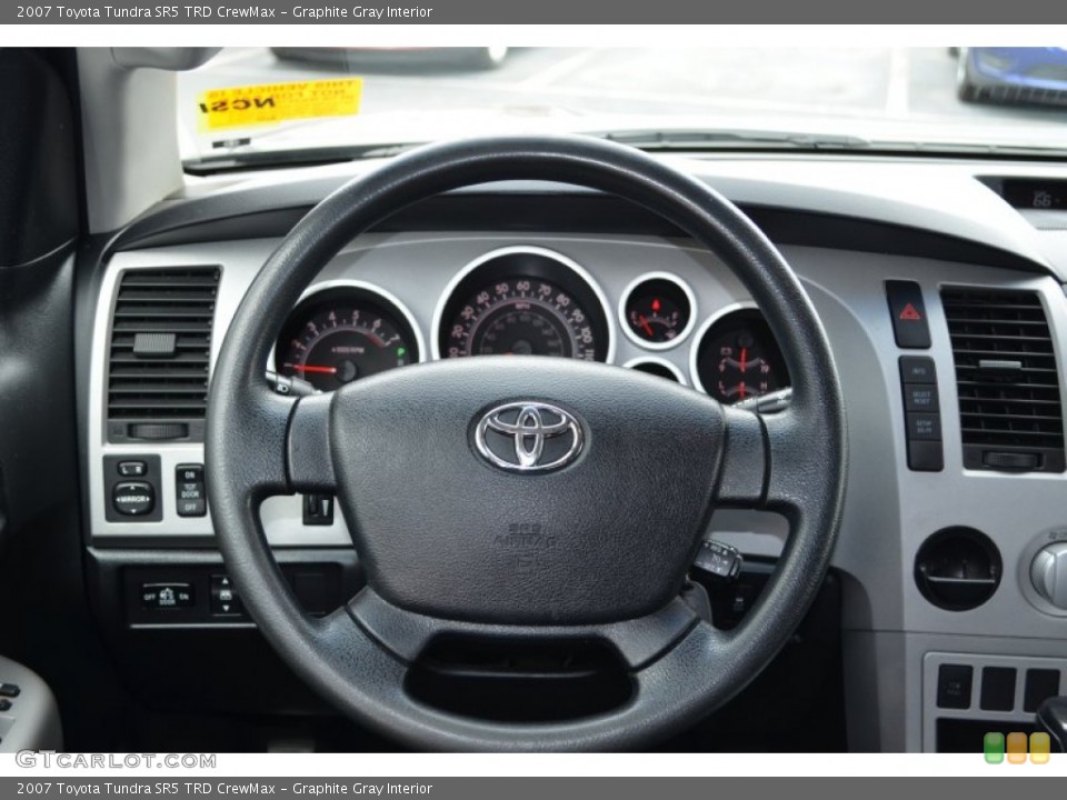 Graphite Gray Interior Steering Wheel for the 2007 Toyota Tundra SR5 TRD CrewMax #78262759