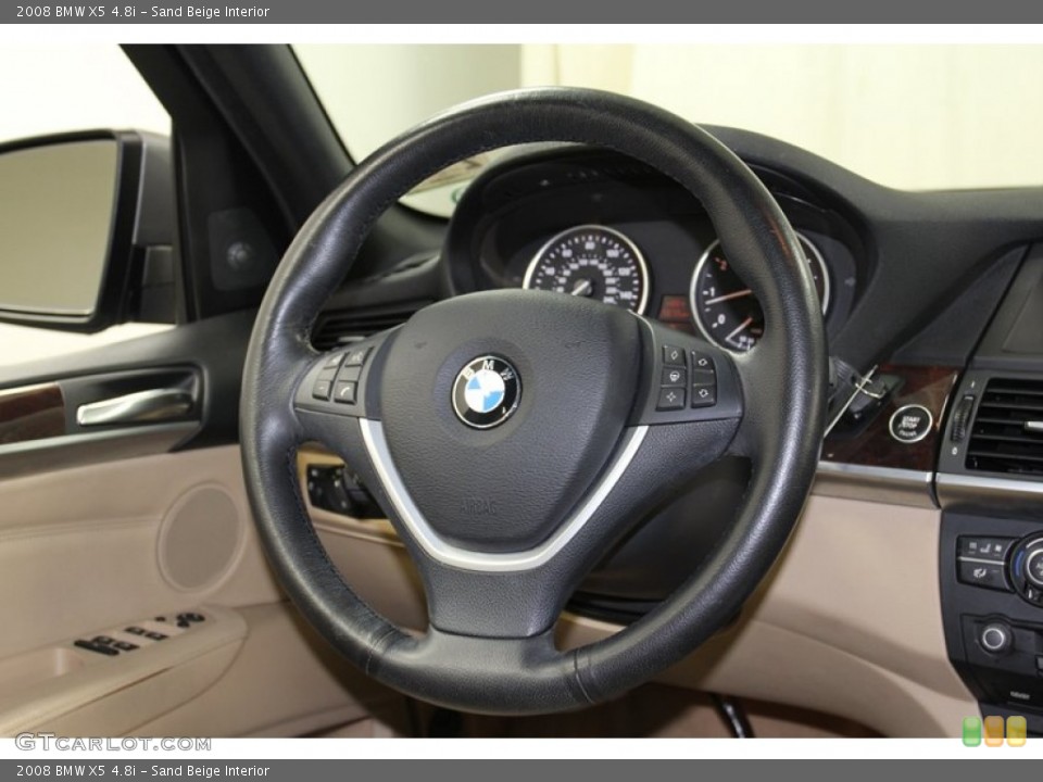Sand Beige Interior Steering Wheel for the 2008 BMW X5 4.8i #78262780
