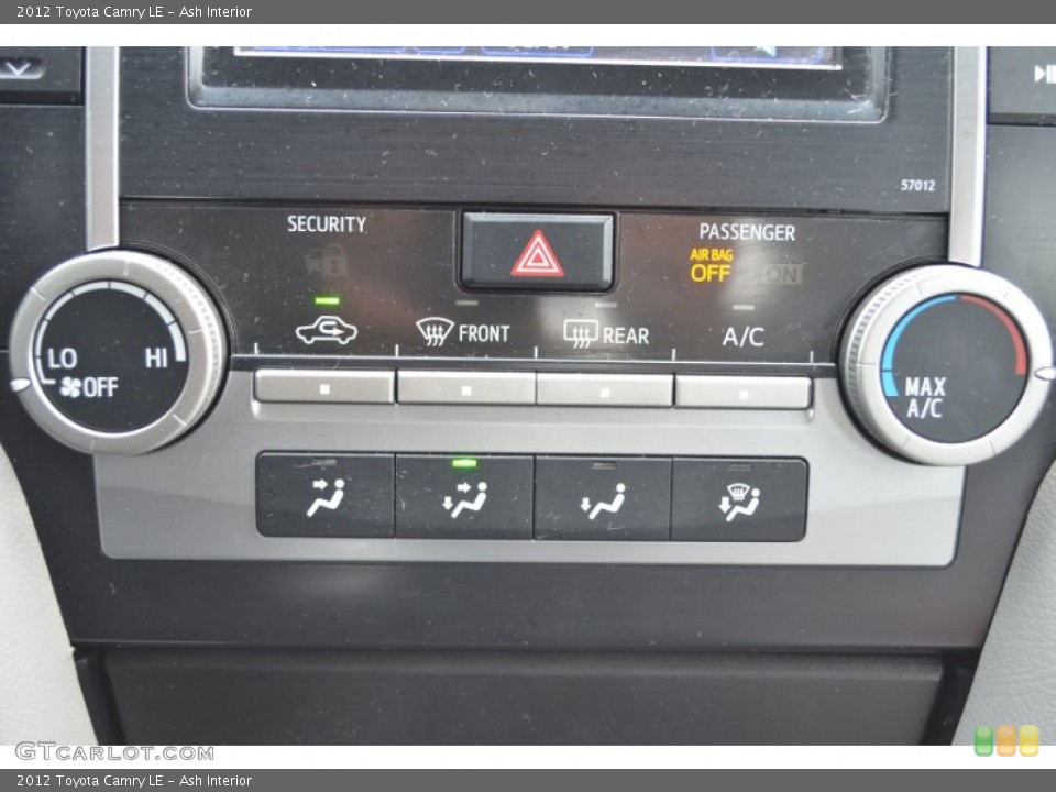 Ash Interior Controls for the 2012 Toyota Camry LE #78263224