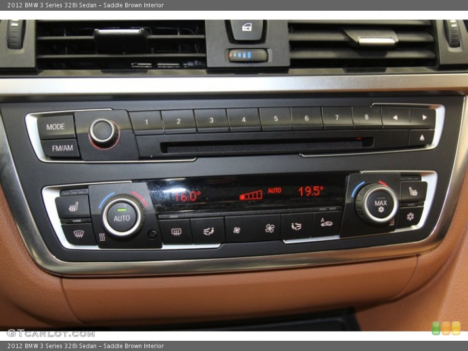 Saddle Brown Interior Controls for the 2012 BMW 3 Series 328i Sedan #78263260