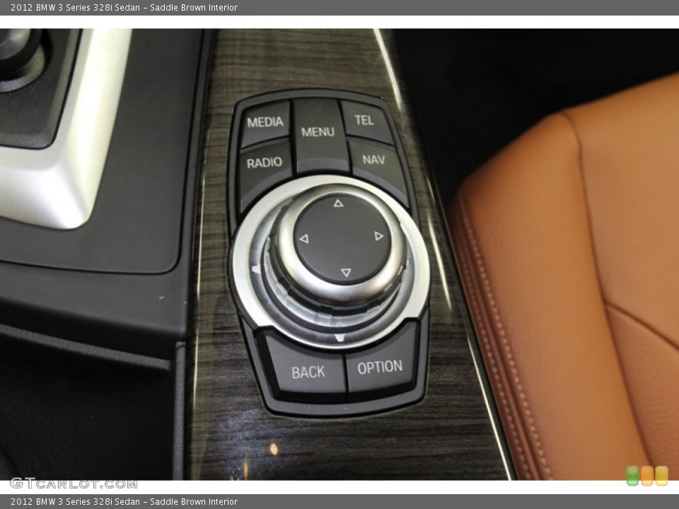 Saddle Brown Interior Controls for the 2012 BMW 3 Series 328i Sedan #78263284