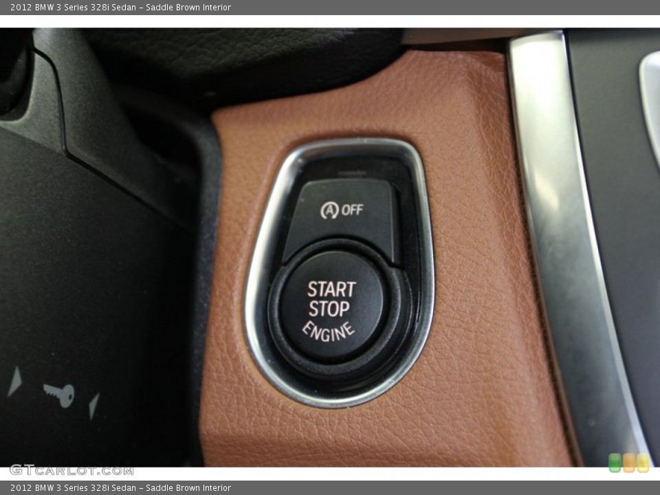 Saddle Brown Interior Controls for the 2012 BMW 3 Series 328i Sedan #78263302