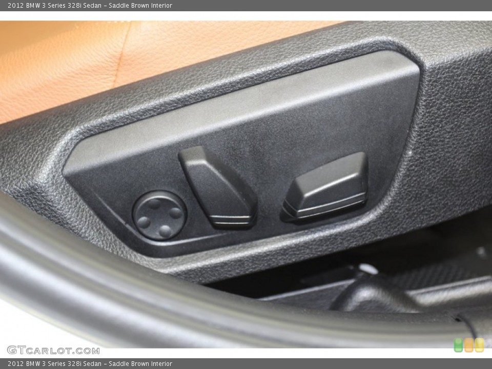 Saddle Brown Interior Controls for the 2012 BMW 3 Series 328i Sedan #78263470