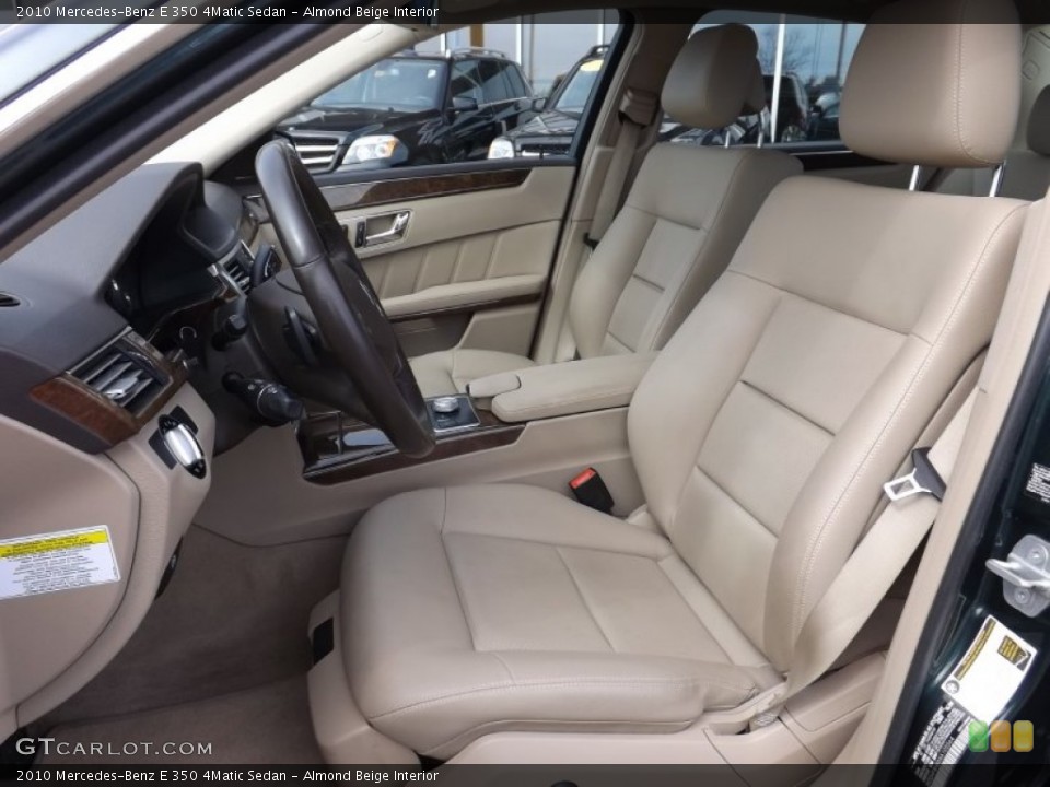 Almond Beige Interior Front Seat for the 2010 Mercedes-Benz E 350 4Matic Sedan #78263980