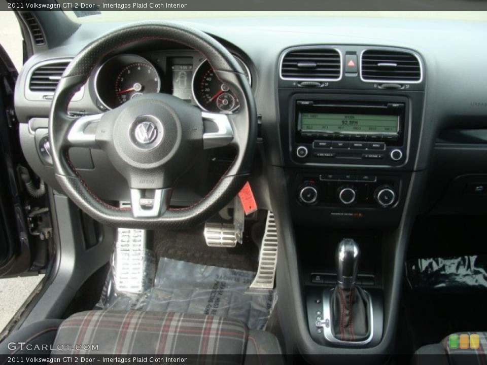 Interlagos Plaid Cloth Interior Dashboard for the 2011 Volkswagen GTI 2 Door #78264100