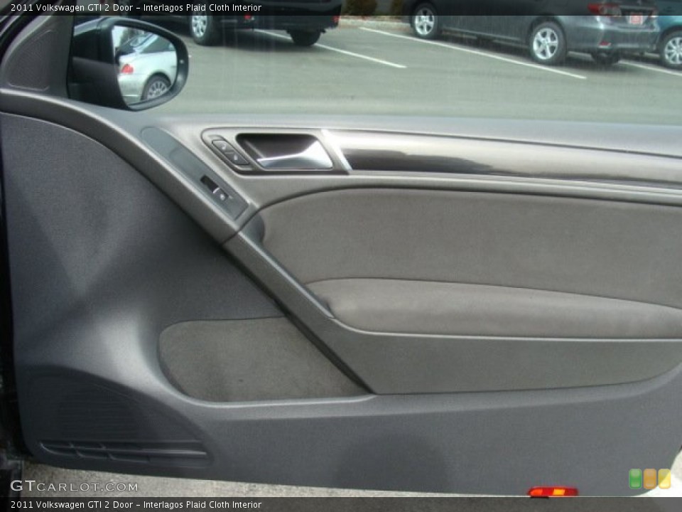 Interlagos Plaid Cloth Interior Door Panel for the 2011 Volkswagen GTI 2 Door #78264160