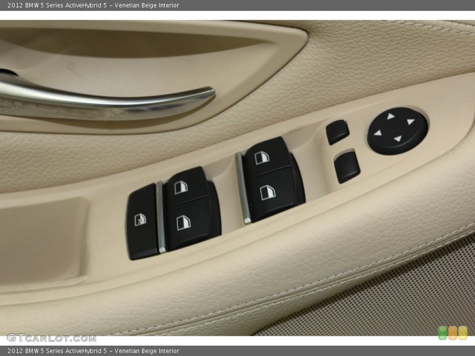 Venetian Beige Interior Controls for the 2012 BMW 5 Series ActiveHybrid 5 #78264277