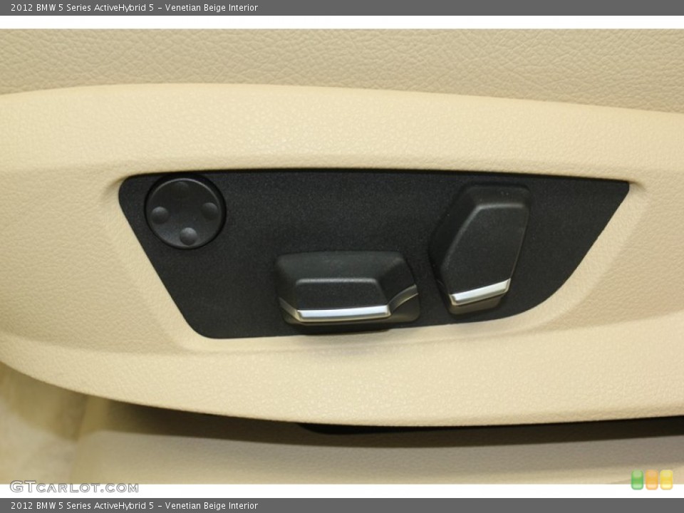 Venetian Beige Interior Controls for the 2012 BMW 5 Series ActiveHybrid 5 #78264289