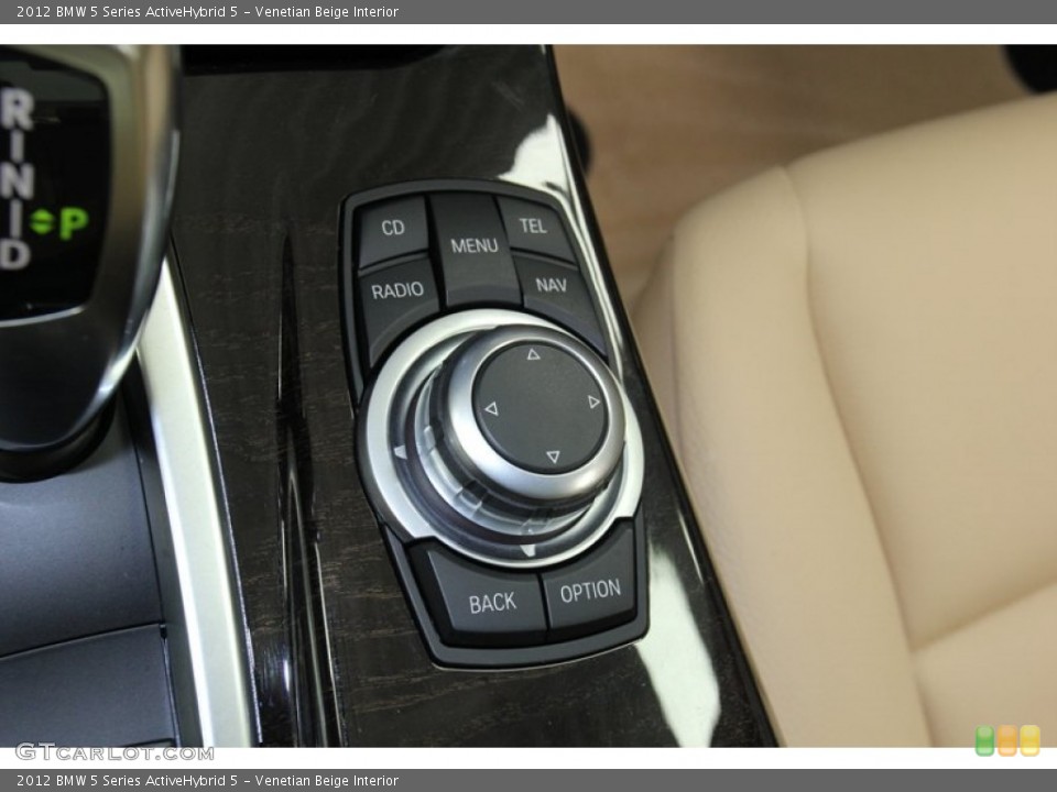 Venetian Beige Interior Controls for the 2012 BMW 5 Series ActiveHybrid 5 #78264337