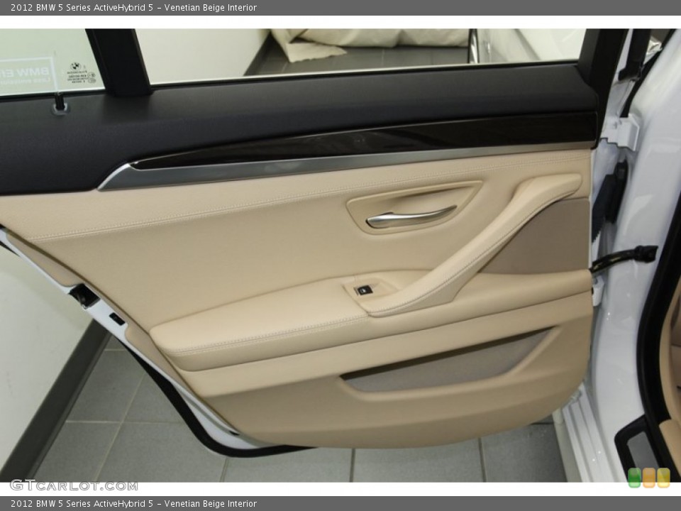 Venetian Beige Interior Door Panel for the 2012 BMW 5 Series ActiveHybrid 5 #78264382