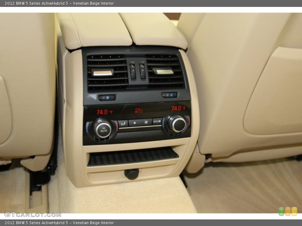 Venetian Beige Interior Controls for the 2012 BMW 5 Series ActiveHybrid 5 #78264394