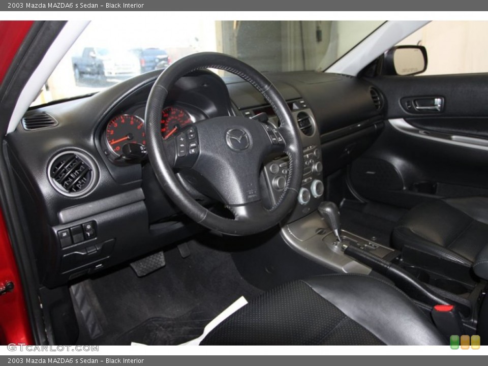 Black Interior Prime Interior for the 2003 Mazda MAZDA6 s Sedan #78264415