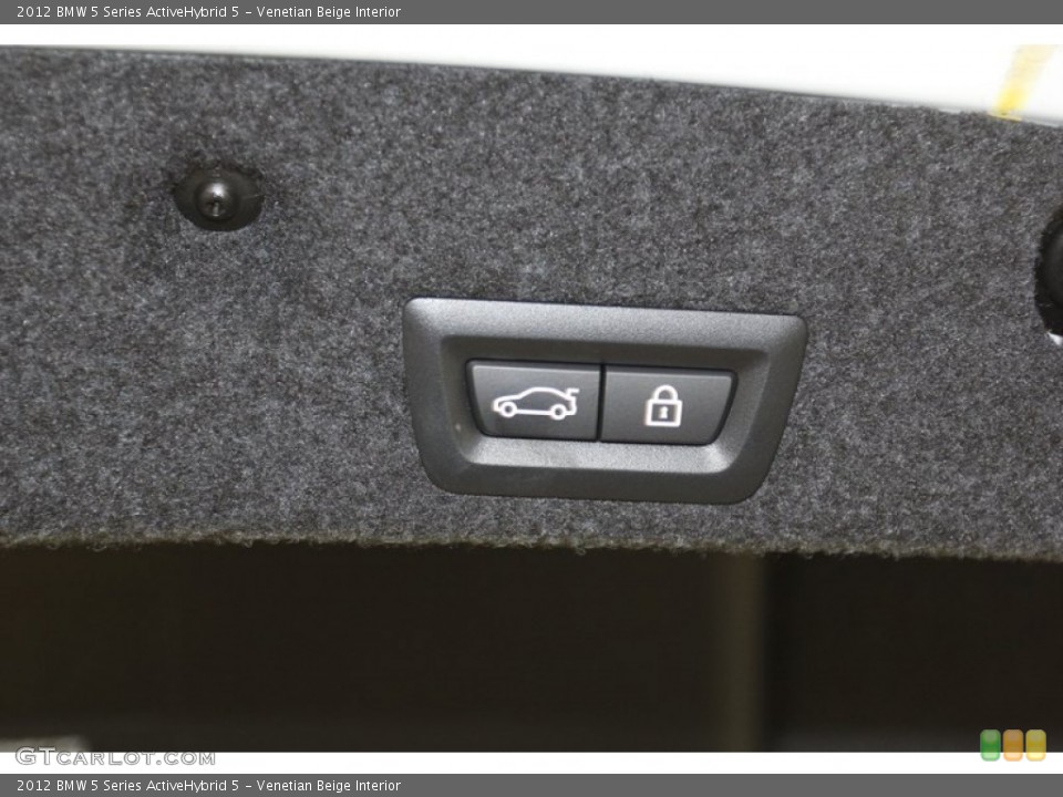 Venetian Beige Interior Controls for the 2012 BMW 5 Series ActiveHybrid 5 #78264419