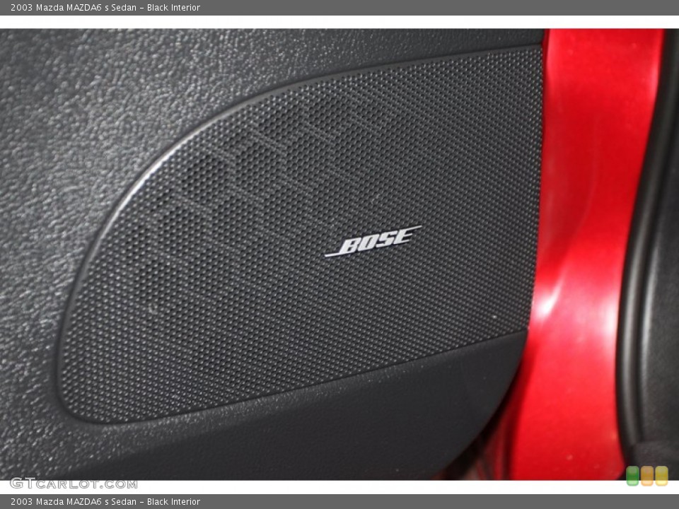 Black Interior Audio System for the 2003 Mazda MAZDA6 s Sedan #78264443